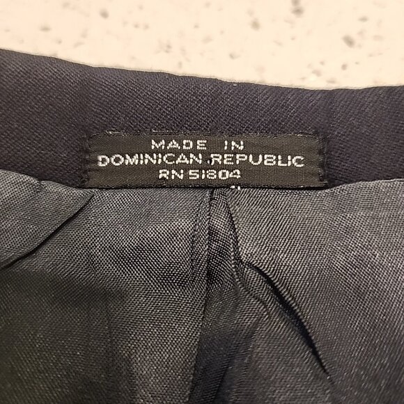 Arnold Palmer Executive Blazer Suit Jacket Navy Blue Gold Button Men's 48R Wool - Picture 5 of 11